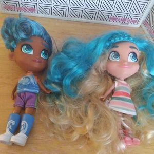 Bundle Of 2 Male And Female Hairdorable Dolls.